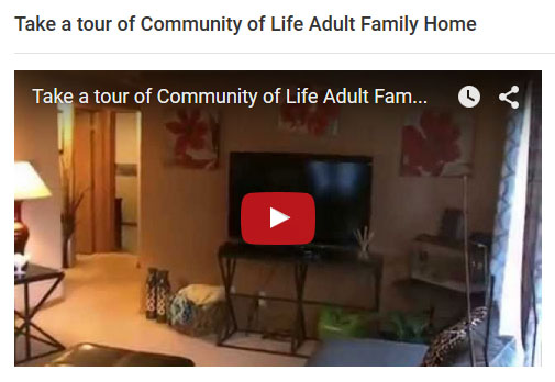 Virtua tour Community of Life Adult Family Home